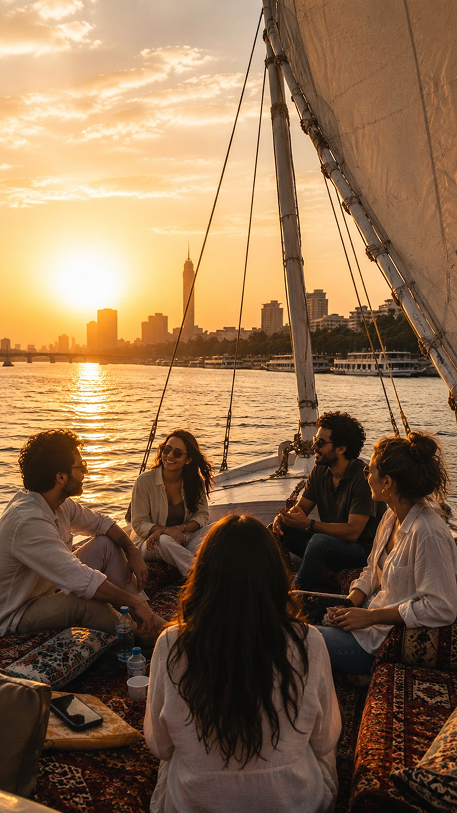 Nile Sunset Feluca