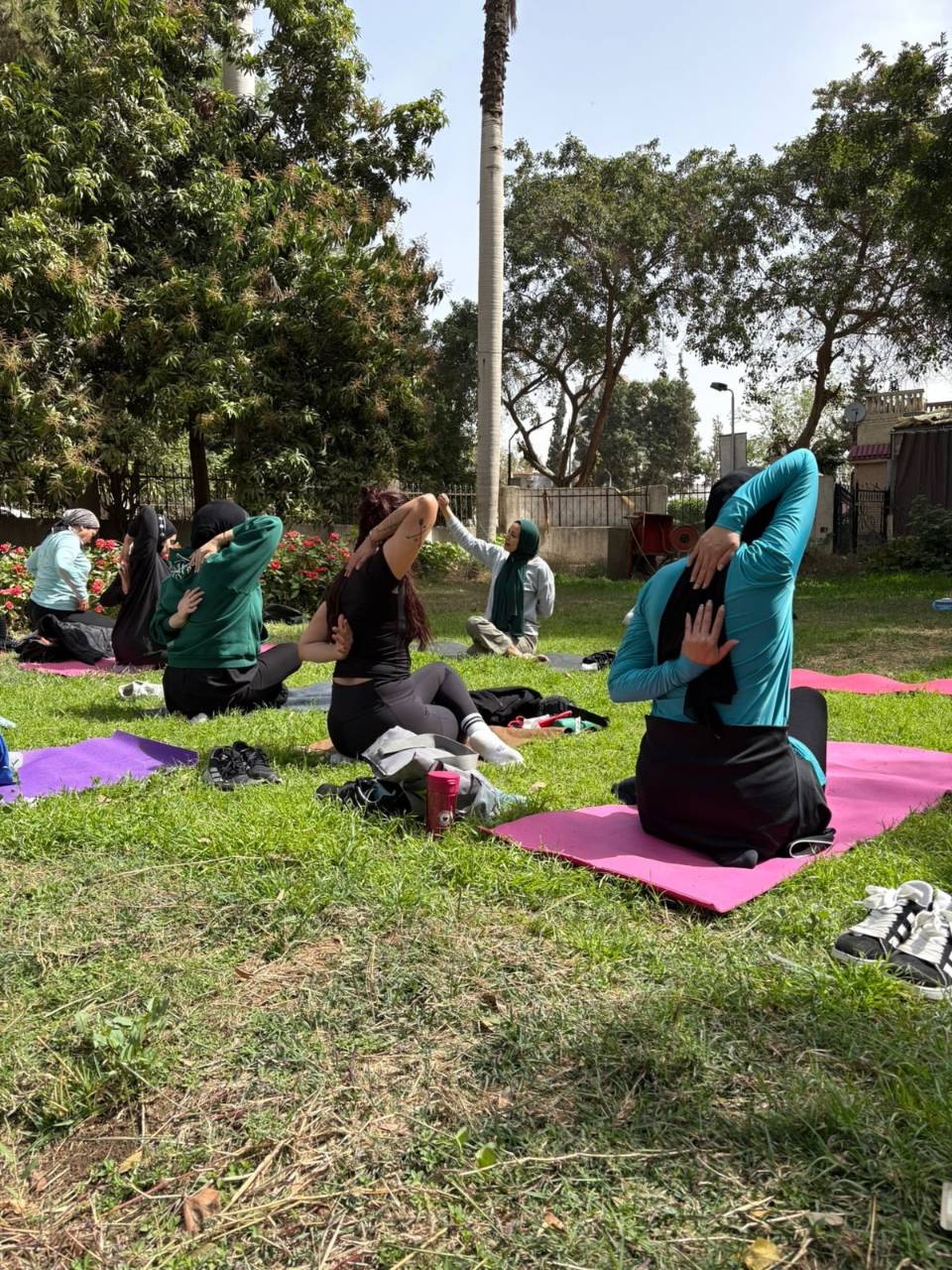 Yoga, Pottery & Planting (2 of 3)