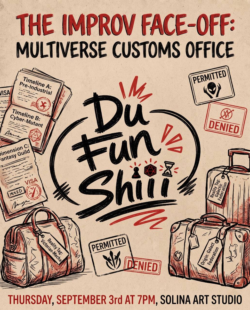 The Improv Face-Off: Multiverse Customs Office (2 of 2)