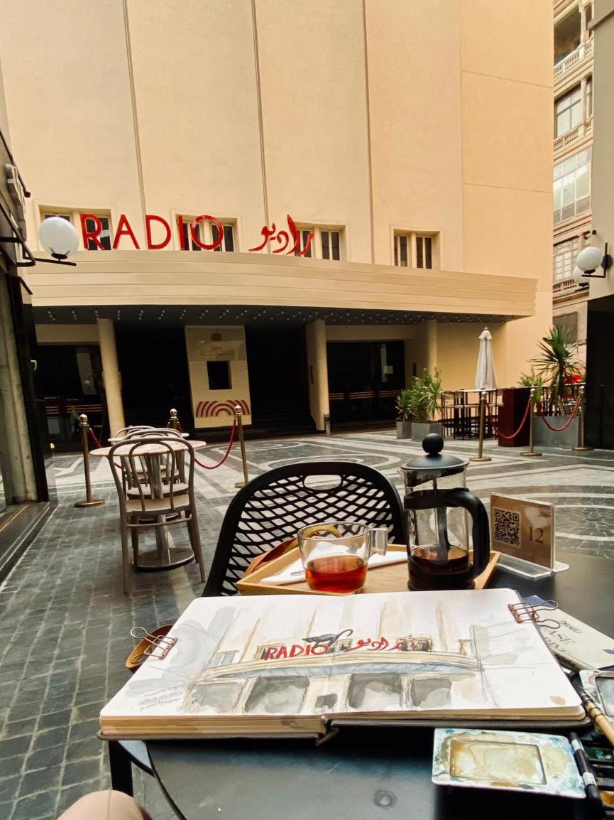 Sketching Cairo Vol. 3: Around Cinema Radio (3 of 5)