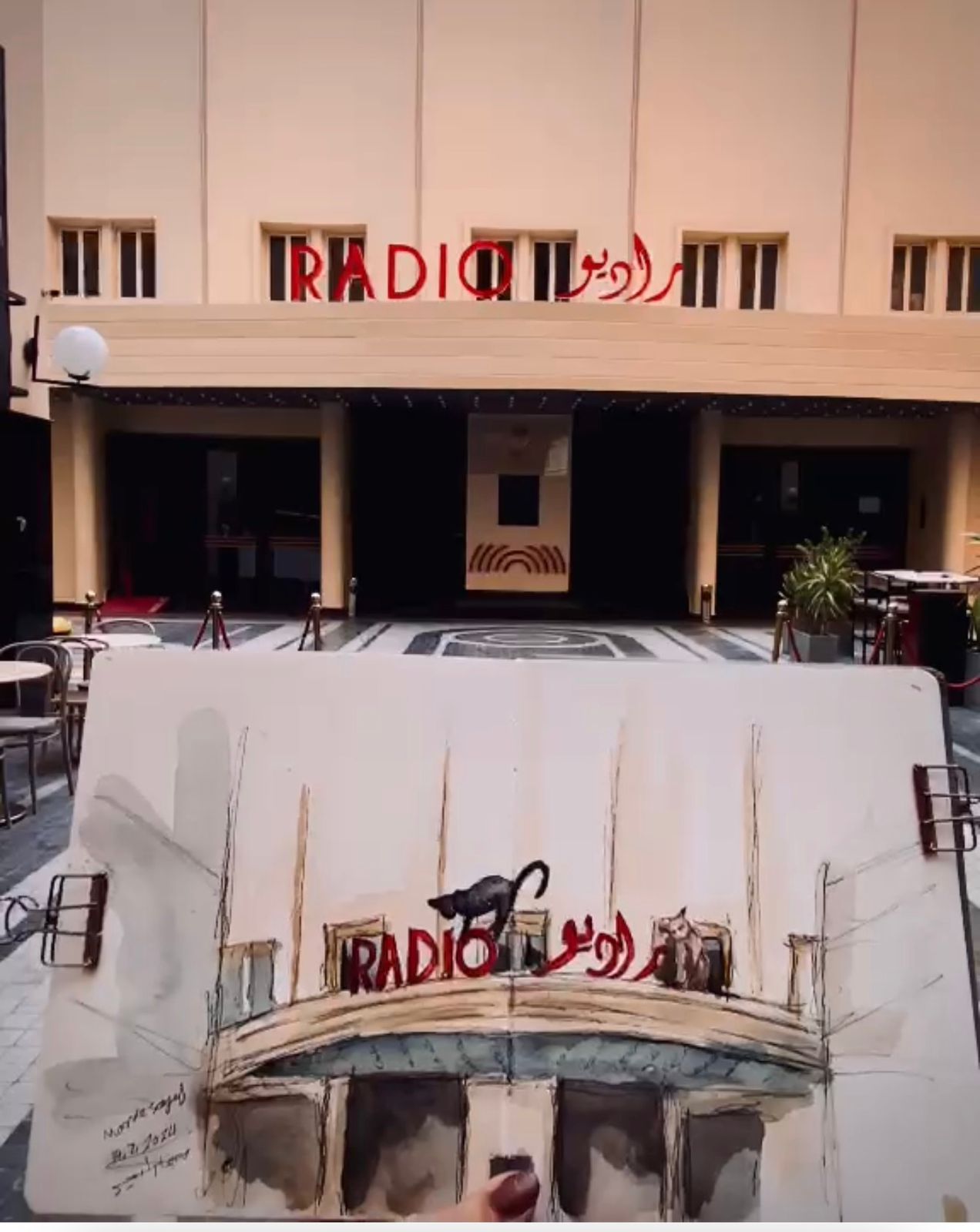 Sketching Cairo Vol. 3: Around Cinema Radio (1 of 5)