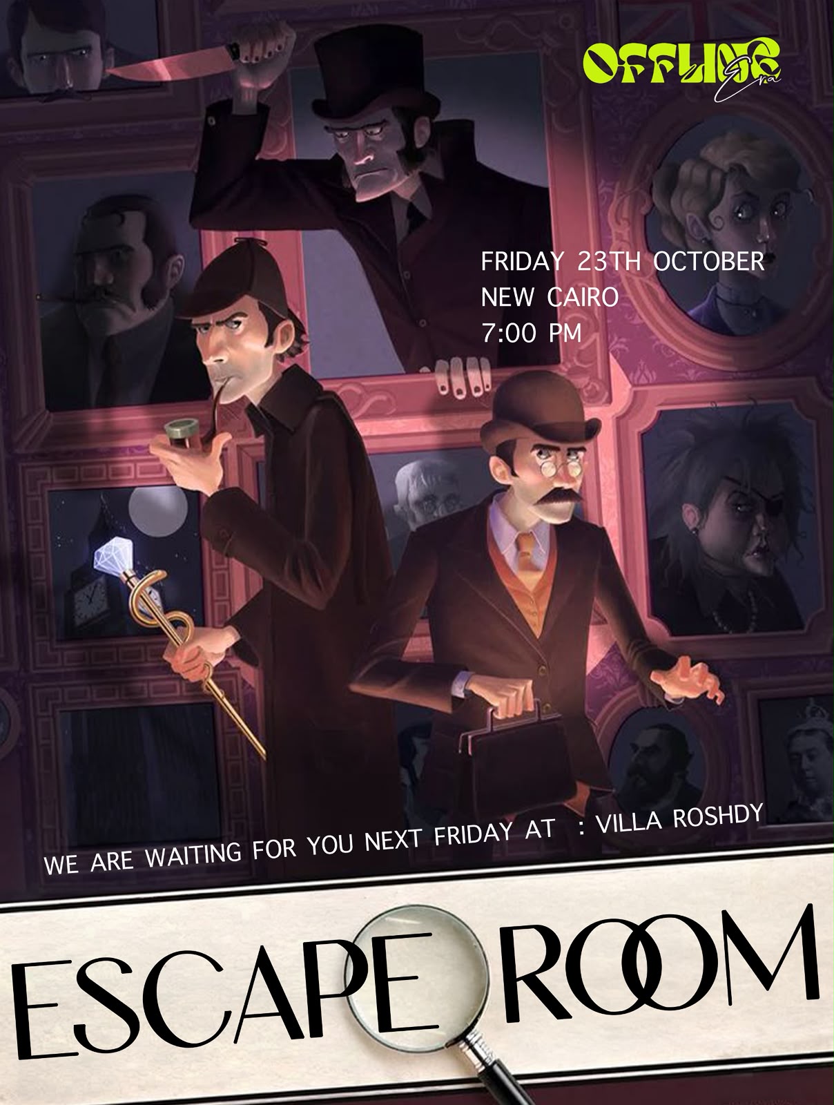 ESCAPE ROOM — Villa Rushdy 👻 (1 of 6)