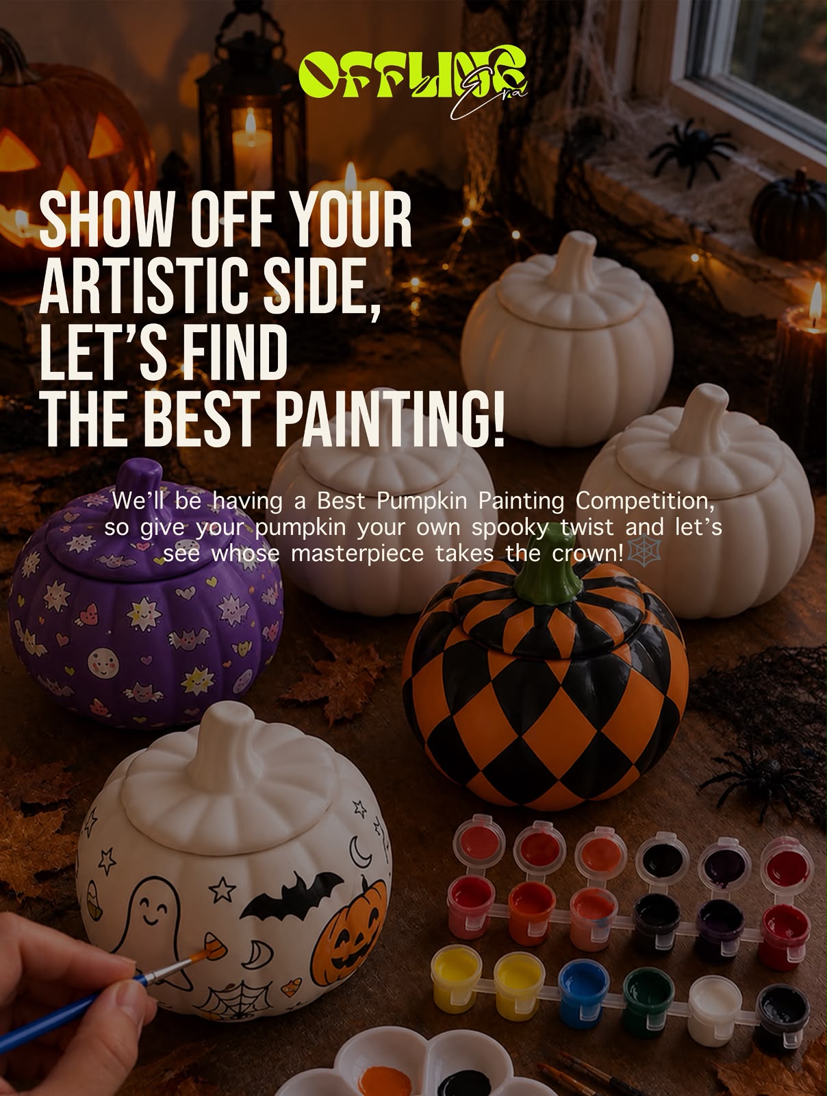 A SPOOKY HALLOWEEN PAINTING & GATHERING! 🕸️ (4 of 6)