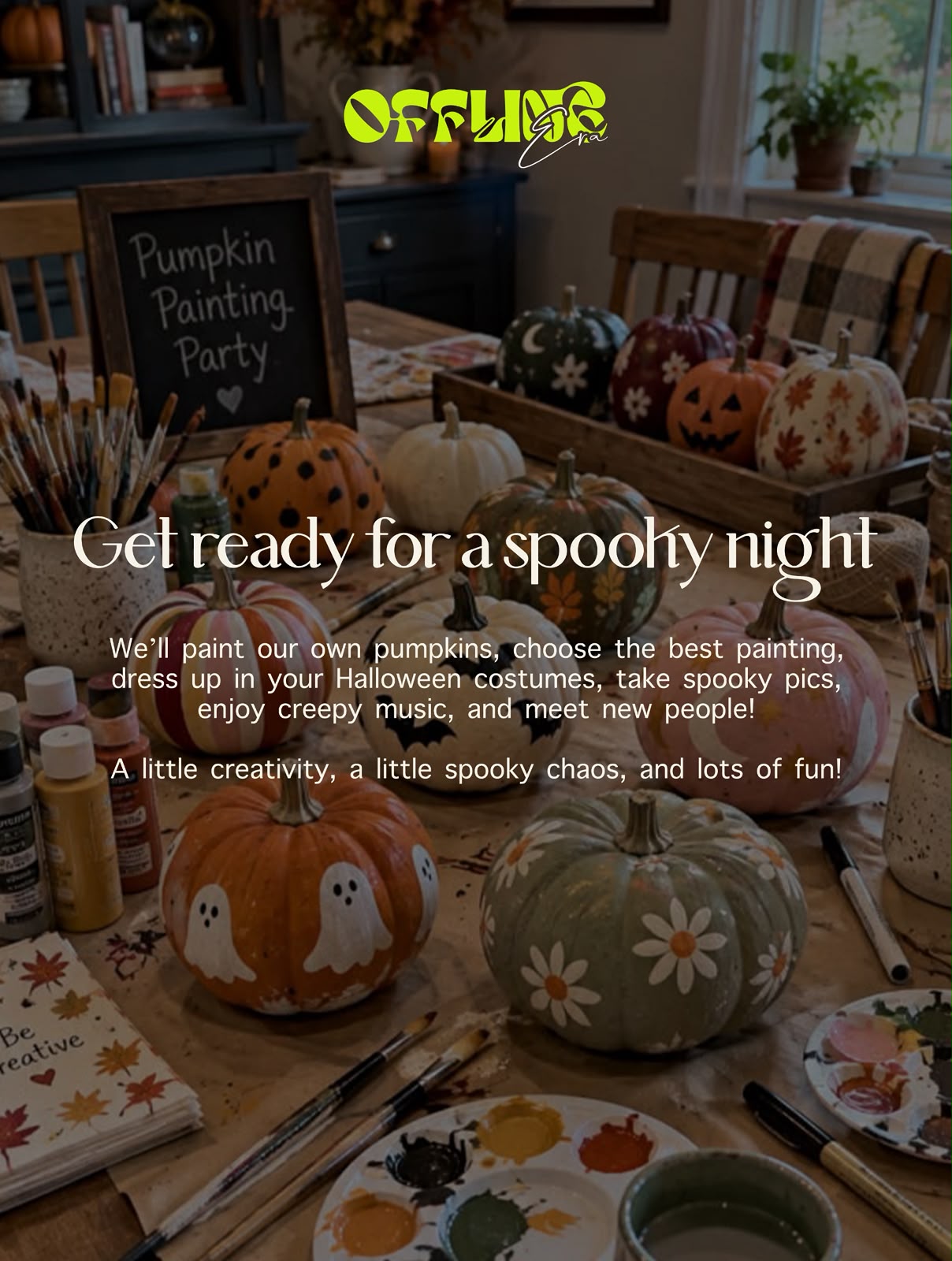A SPOOKY HALLOWEEN PAINTING & GATHERING! 🕸️ (5 of 6)